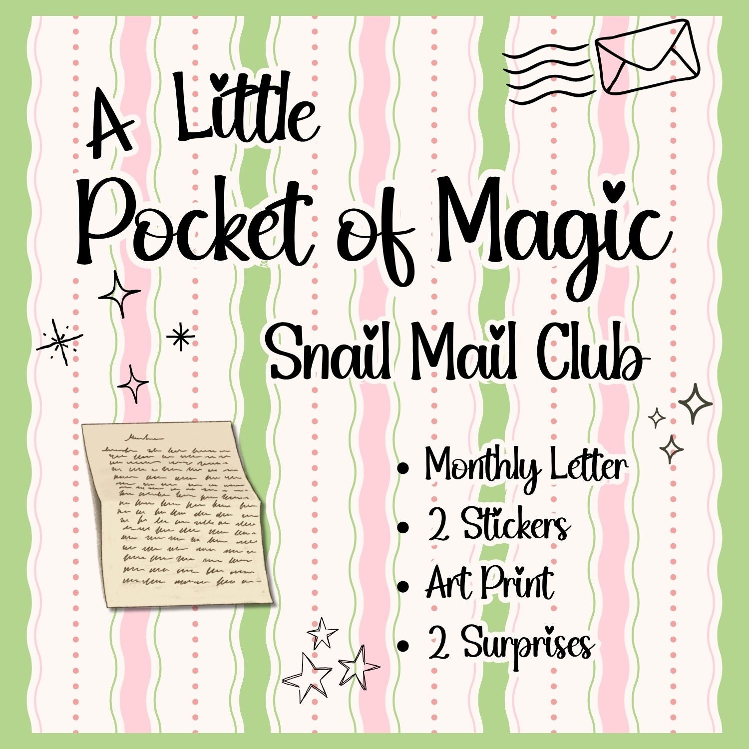 A Little Pocket of Magic - Snail Mail Monthly Subscription