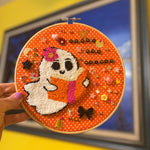 Books and Whimsy Ghost Art Hanging