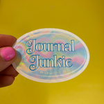 Journal Junkie Sticker