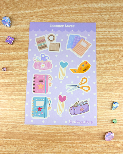 Planner Lover Sticker Sheet