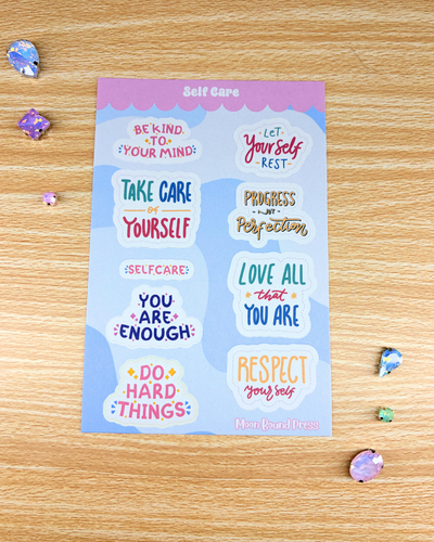 Self Care Sticker Sheet